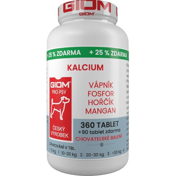 Giom pes Kalcium  360 tbl+25% zdarma