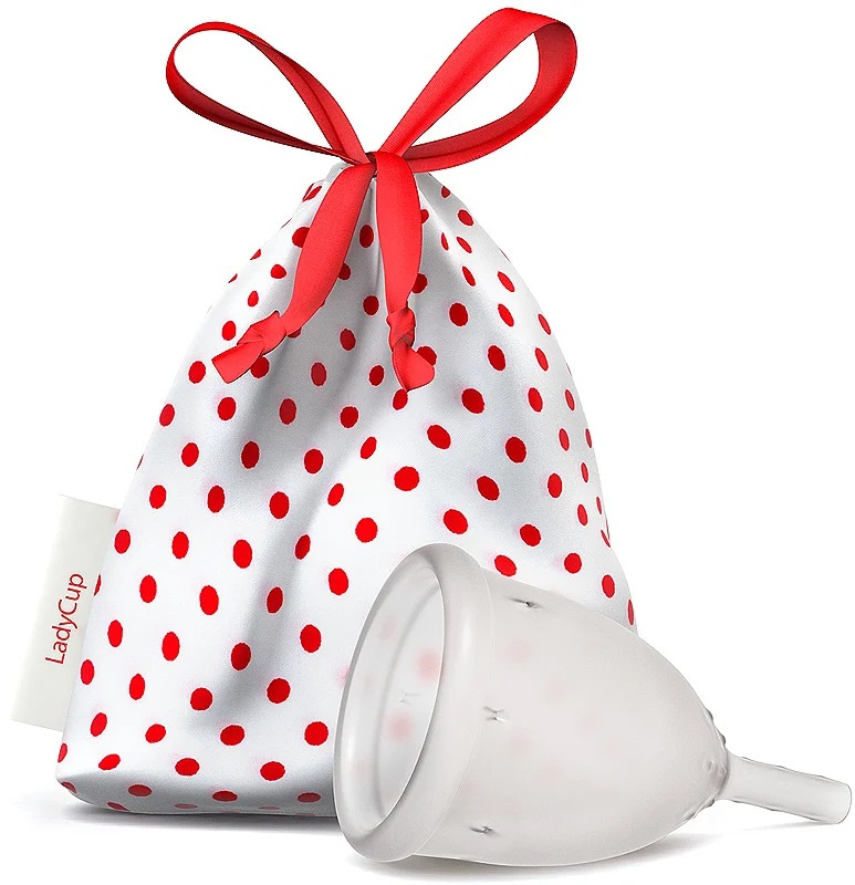 Ladycup LUX menstruační kalíšek transparentní Velikost: S