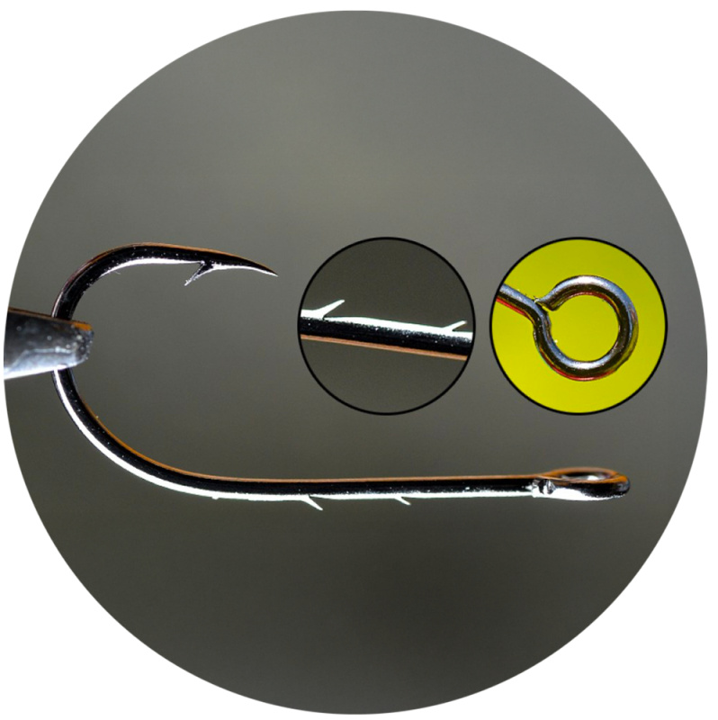 Redbass háček spinning cheburashka hooks 825 sickle 10 ks - 4