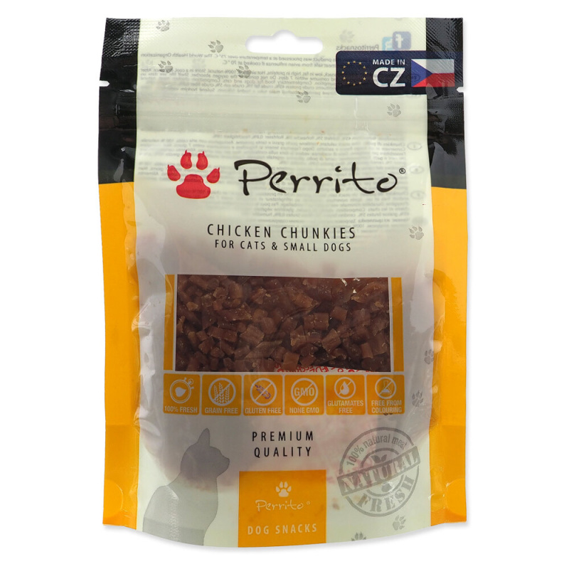 Pochoutka PERRITO Chicken Chunkies 100 g