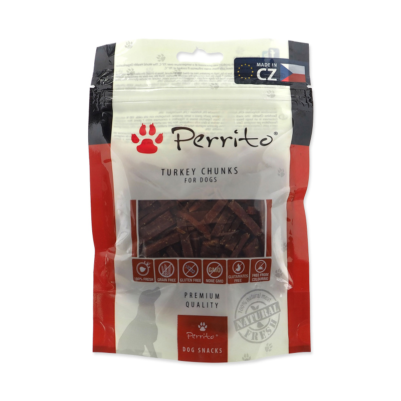 Pochoutka PERRITO Turkey Chunks 100 g
