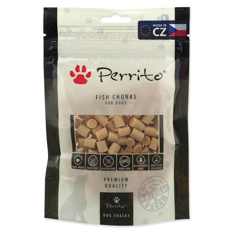 Pochoutka PERRITO Fish Chunks 100 g