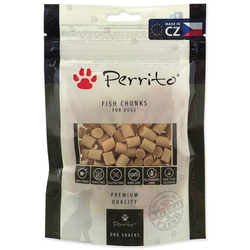 Pochoutka PERRITO Fish Chunks 100 g