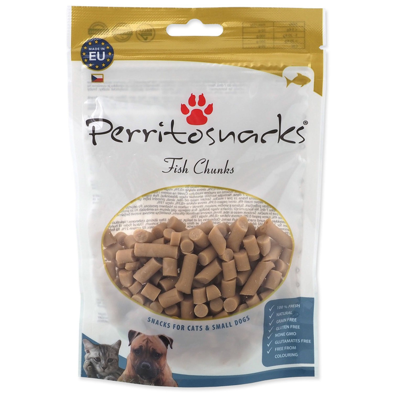 Pochoutka PERRITO Fish Chunks 100 g