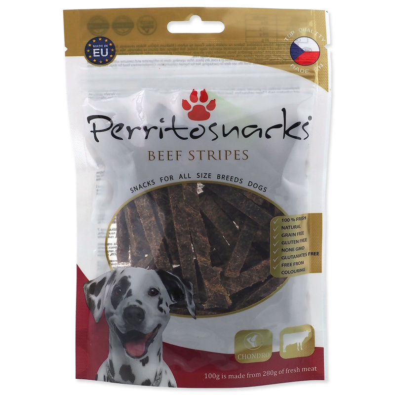 Pochoutka PERRITO Beef Stripes 100 g