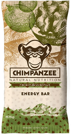 Chimpanzee Energy bar 55 g - rozinky/vlašský ořech