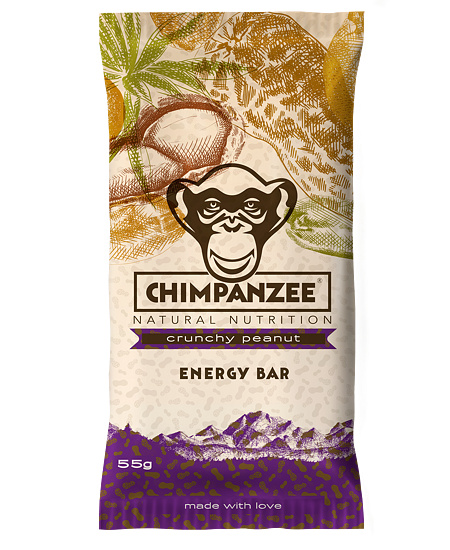 Chimpanzee Energy bar 55 g - křupavé arašídy