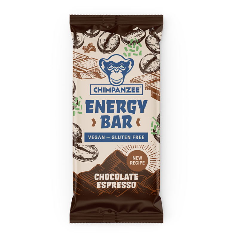 Chimpanzee Energy bar 55 g - čokoláda/espresso