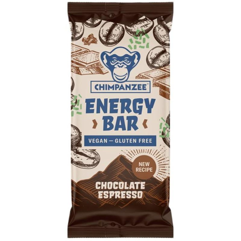 Chimpanzee Energy bar 55 g - čokoláda/espresso