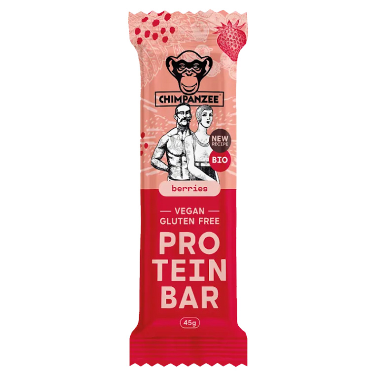 Chimpanzee BIO Proteinová tyčinka – berries, 45 g