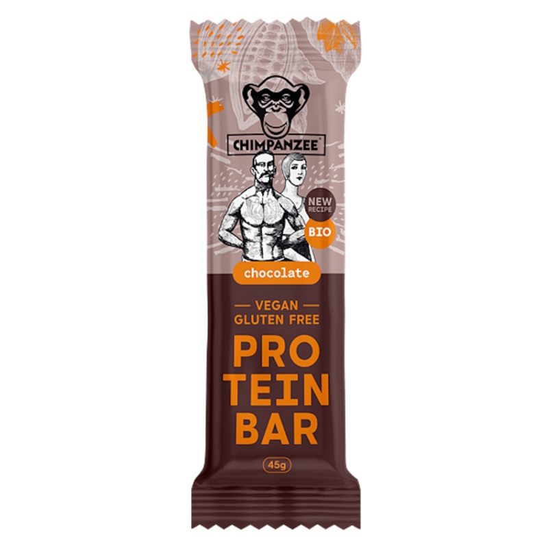 Chimpanzee BIO Proteinová tyčinka – čokoláda, 45 g