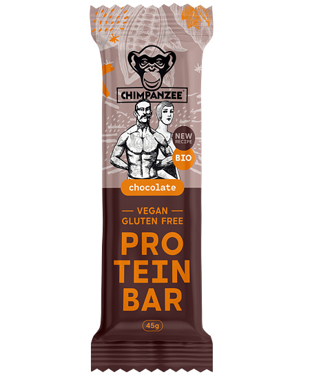 Chimpanzee BIO Proteinová tyčinka – čokoláda, 45 g