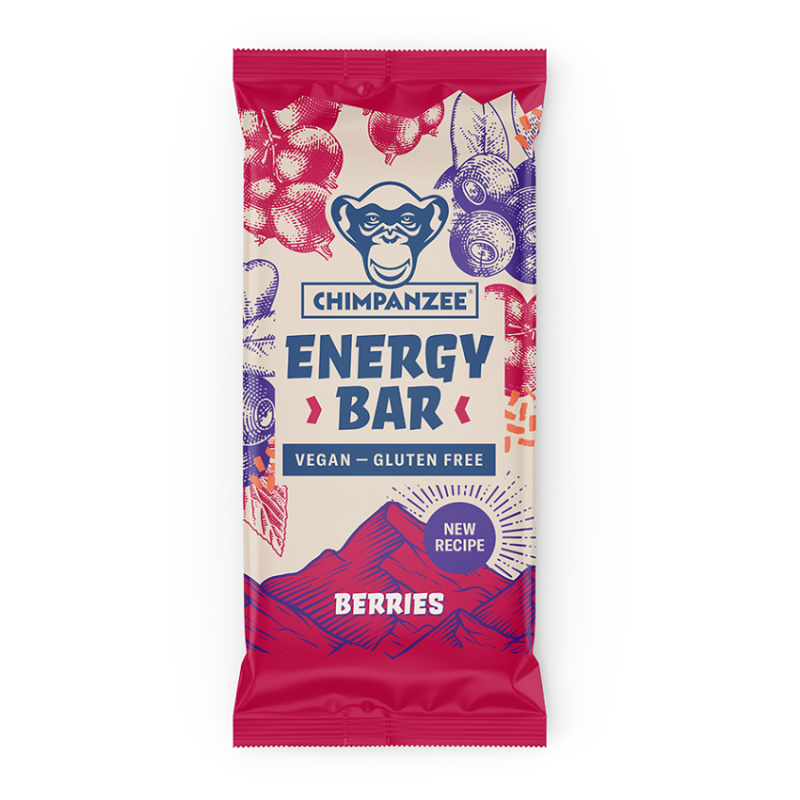 Chimpanzee Energy bar 55 g - lesní plody BEZLEPKOVÁ