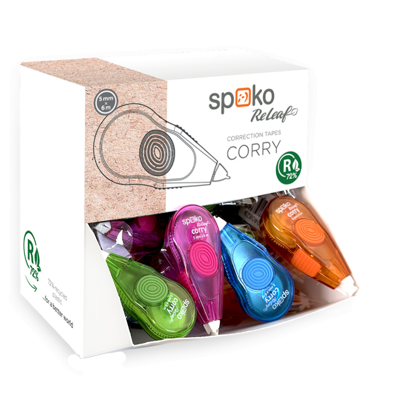 Spoko Corry Korekční strojek jednorázový 5 mm/6 m - mix barev