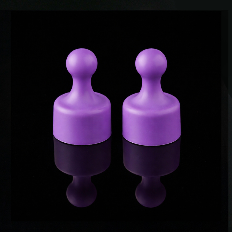 Super silná magnetická figurka v.2 cm, 2 ks - fialová