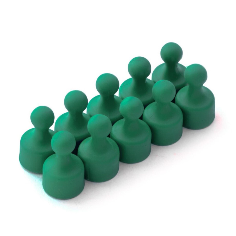 Spoko Magnetické figurky M4 -  neodymové, 12 × 20 mm, zelené, 2 ks