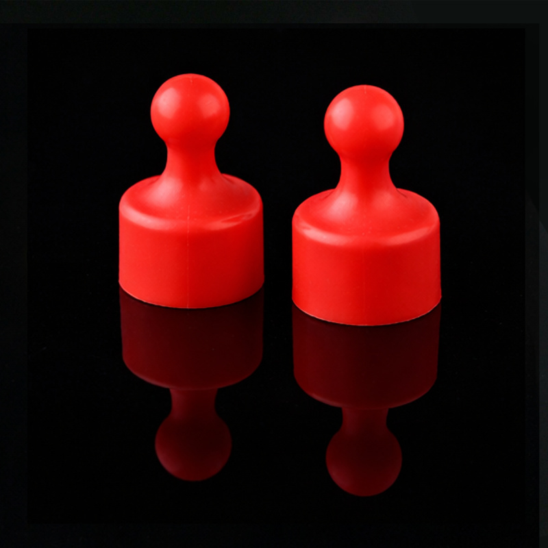Spoko Magnetické figurky M4 -  neodymové, 12 × 20 mm, červené, 2 ks