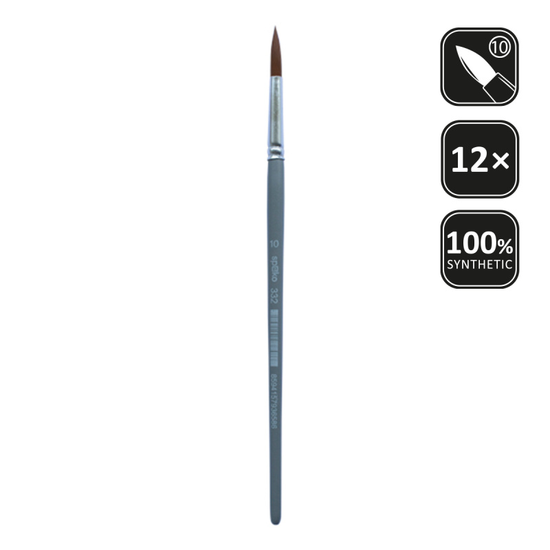 SPOKO štětec syntetický kulatý, velikost 10