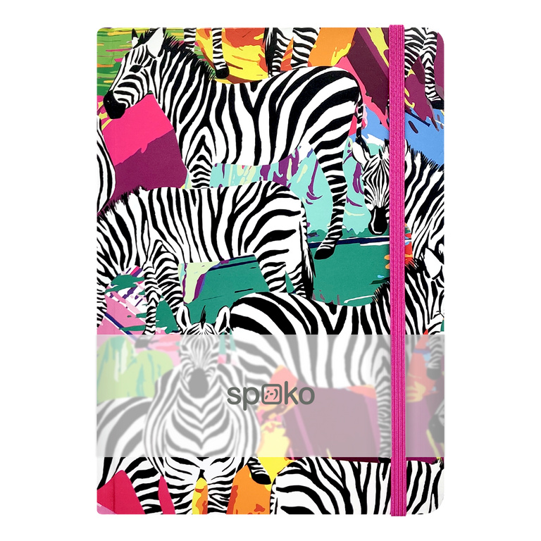 Spoko zápisník Jungle zebra A5, linkovaný