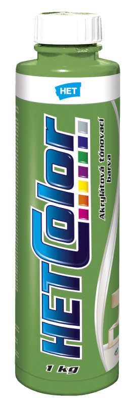 Barva tónovací HET Hetcolor zelená limetková 1 kg