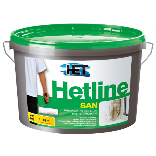 Malba interiérová HET Hetline San Active bílá 15 kg