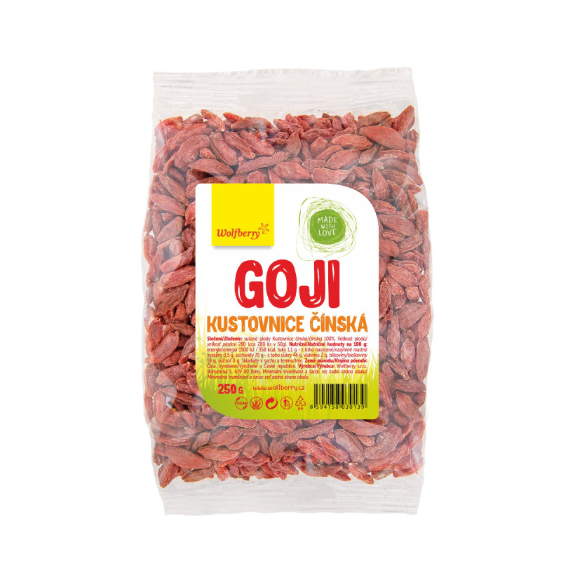 WOLFBERRY Goji kustovnice čínská 250 g