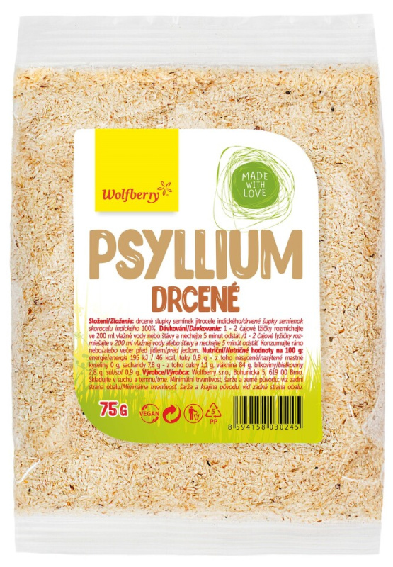 WOLFBERRY Psyllium drcené 75 g