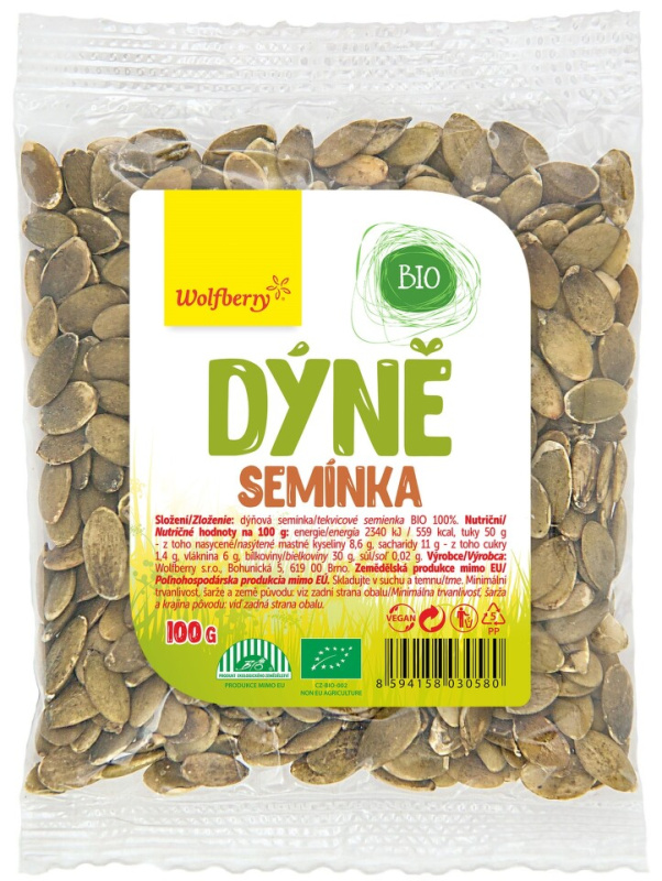 WOLFBERRY Dýňové semínko BIO 100 g