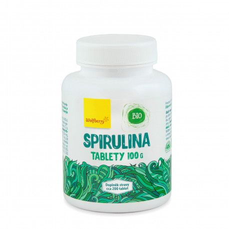 WOLFBERRY Spirulina BIO 200 tablet