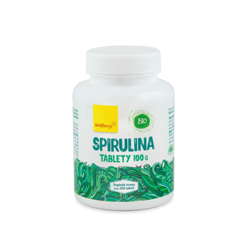 WOLFBERRY Spirulina BIO 200 tablet
