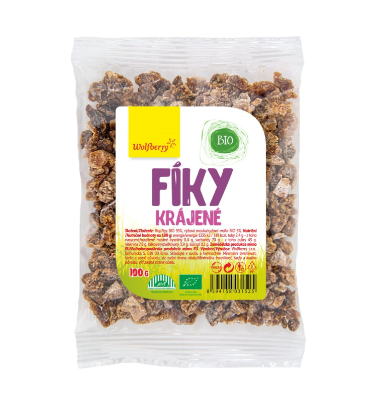 WOLFBERRY Fíky krájené BIO 100 g