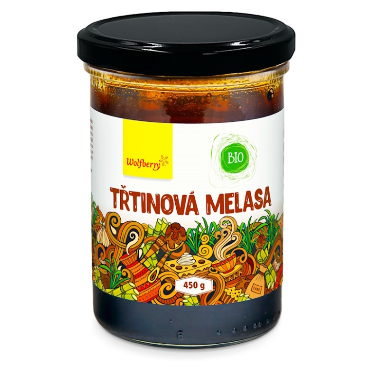 WOLFBERRY Třtinová melasa BIO 450 g