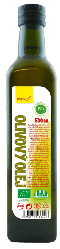 WOLFBERRY Olivový olej panenský BIO 500 ml