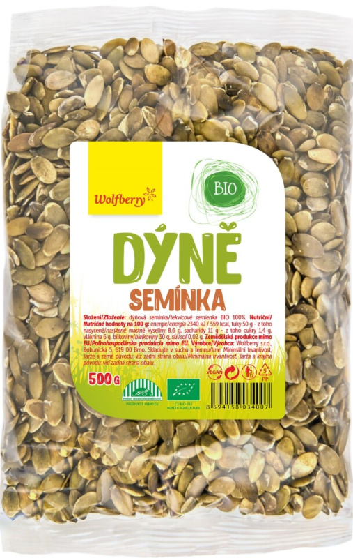 WOLFBERRY Dýňové semínko BIO 500 g