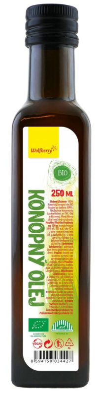 WOLFBERRY Konopný olej BIO 250 ml