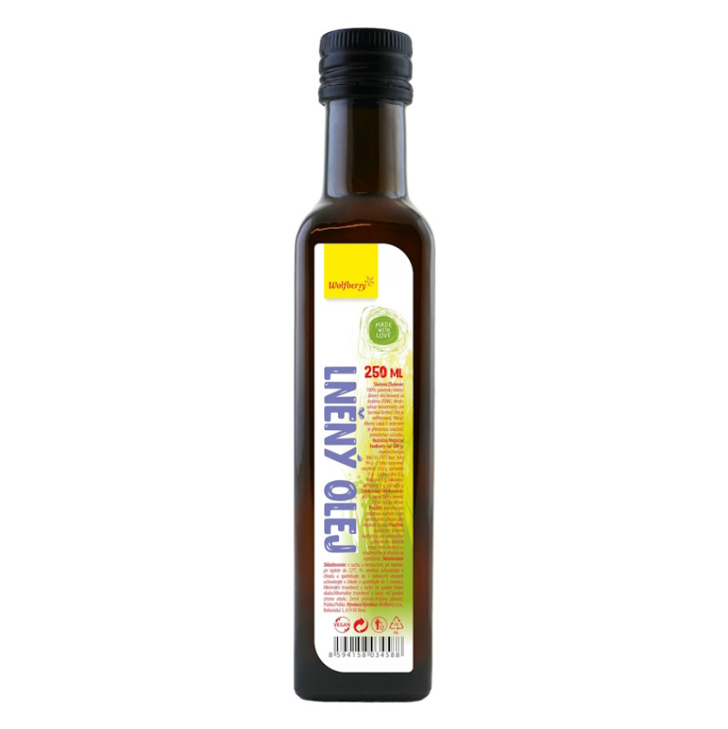 WOLFBERRY Lněný olej 250 ml