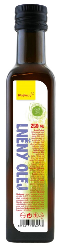 WOLFBERRY Lněný olej 250 ml