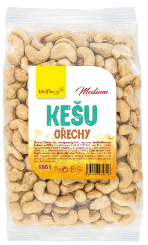 WOLFBERRY Kešu celé Medium 500 g