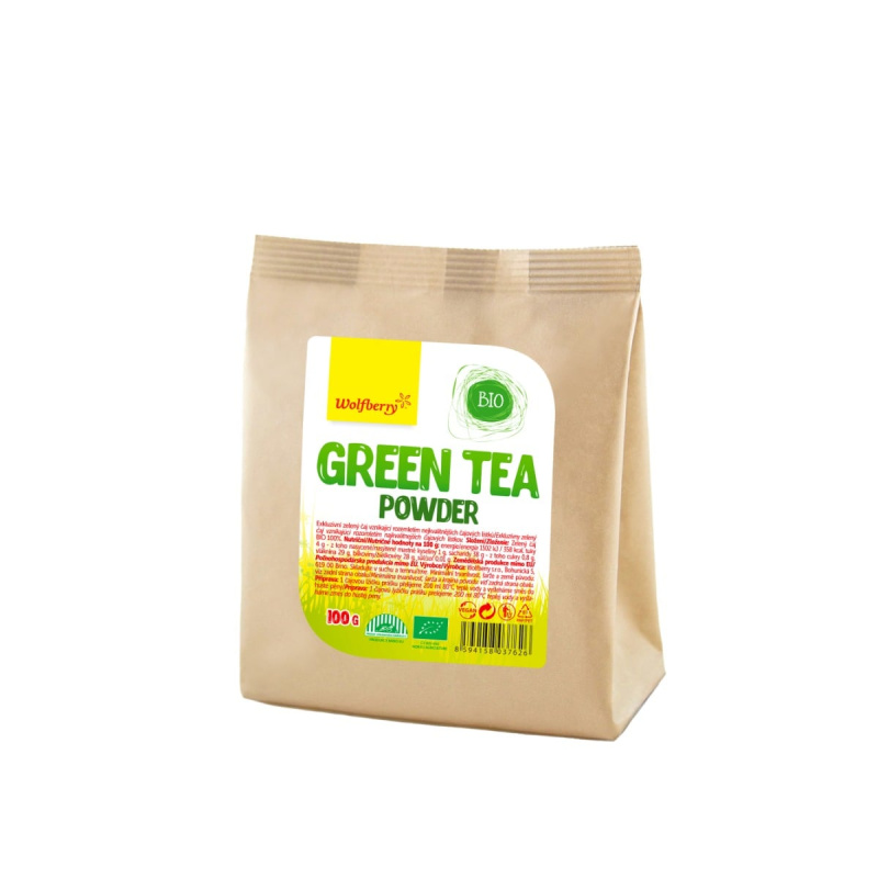 WOLFBERRY Green tea powder zelený čaj BIO 200 g