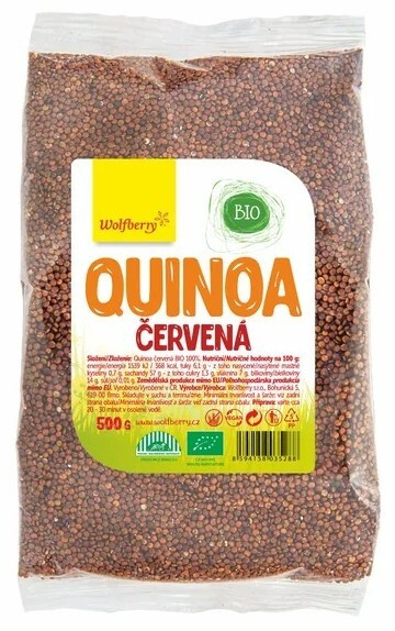 WOLFBERRY Quinoa červená BIO 500 g