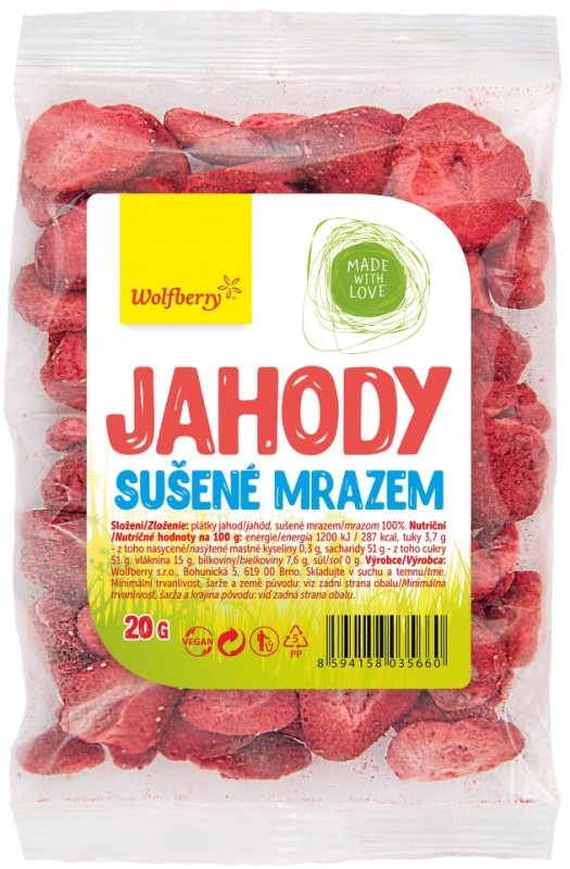 WOLFBERRY Jahody lyofilizované 20 g