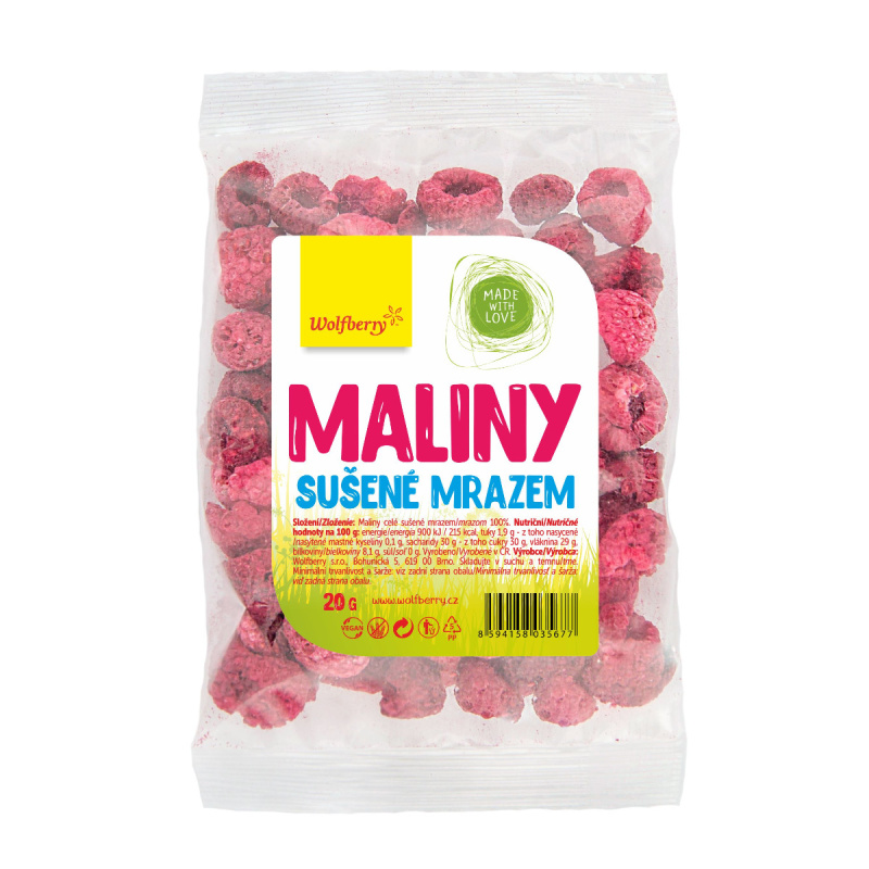 WOLFBERRY Maliny lyofilizované 20 g