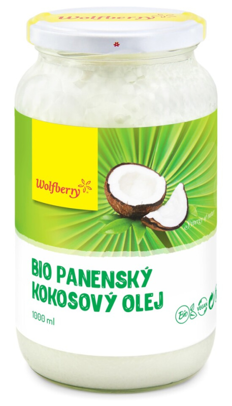 WOLFBERRY Panenský kokosový olej BIO 1000 ml