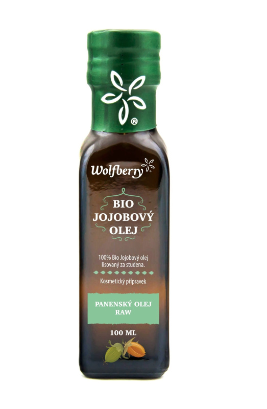 Wolfberry Jojobový olej BIO bio jojobový olej na obličej, tělo a vlasy 100 ml