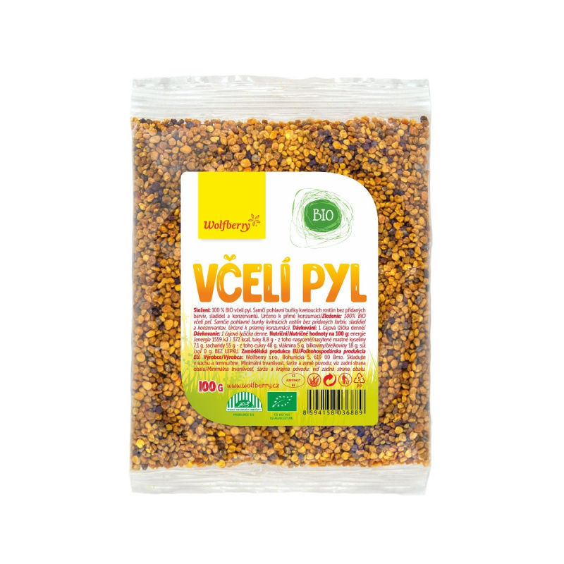 WOLFBERRY Včelí pyl BIO 100 g