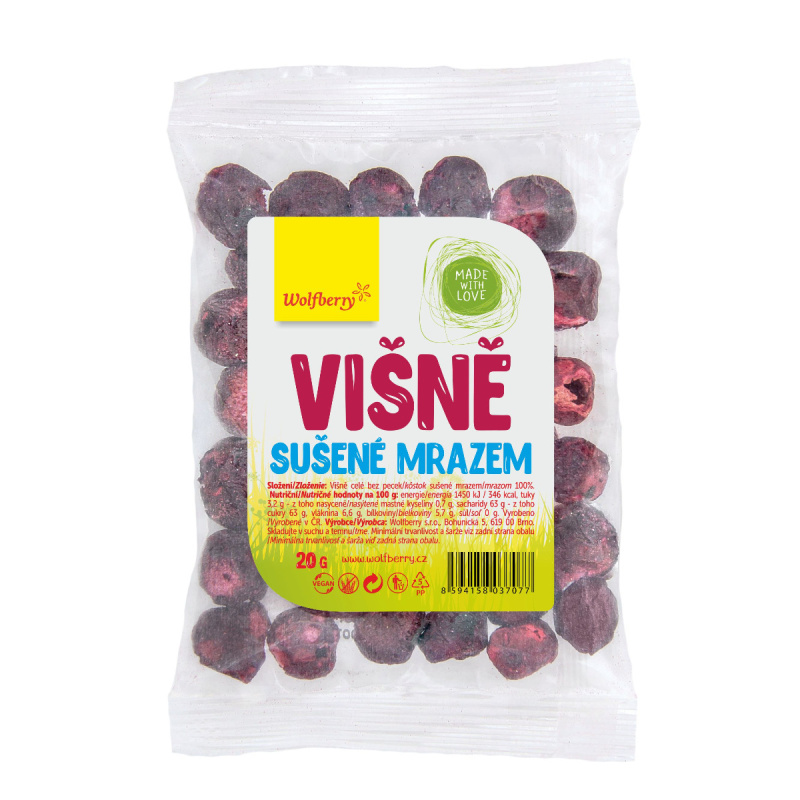 WOLFBERRY Višně lyofilizované 20 g
