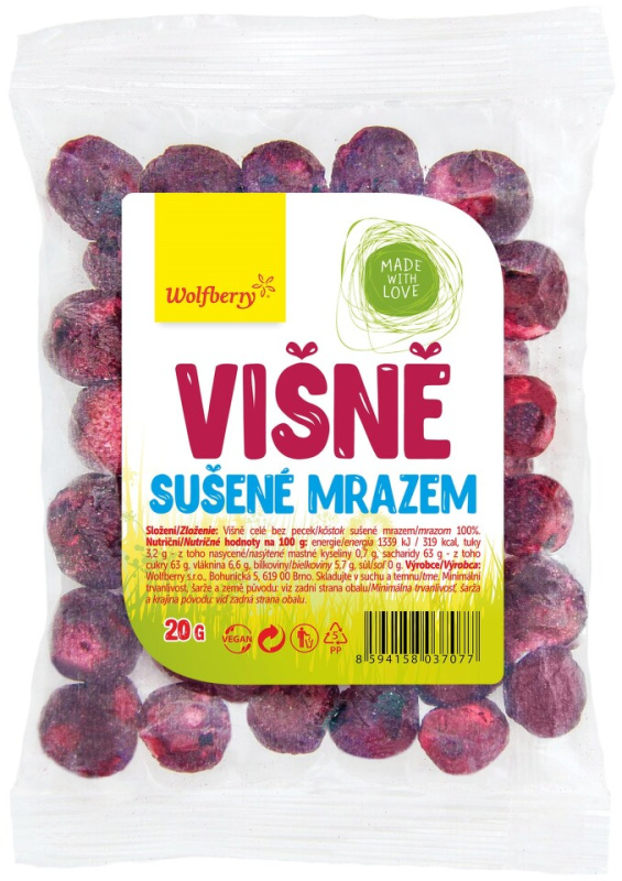 WOLFBERRY Višně lyofilizované 20 g