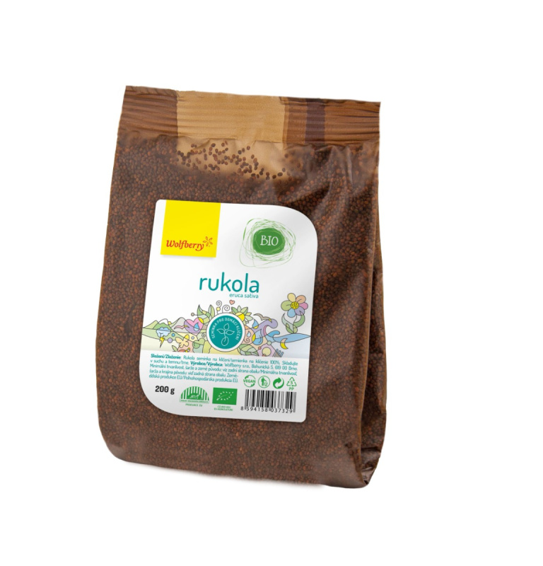 WOLFBERRY Rukola semínka na klíčení BIO 200 g