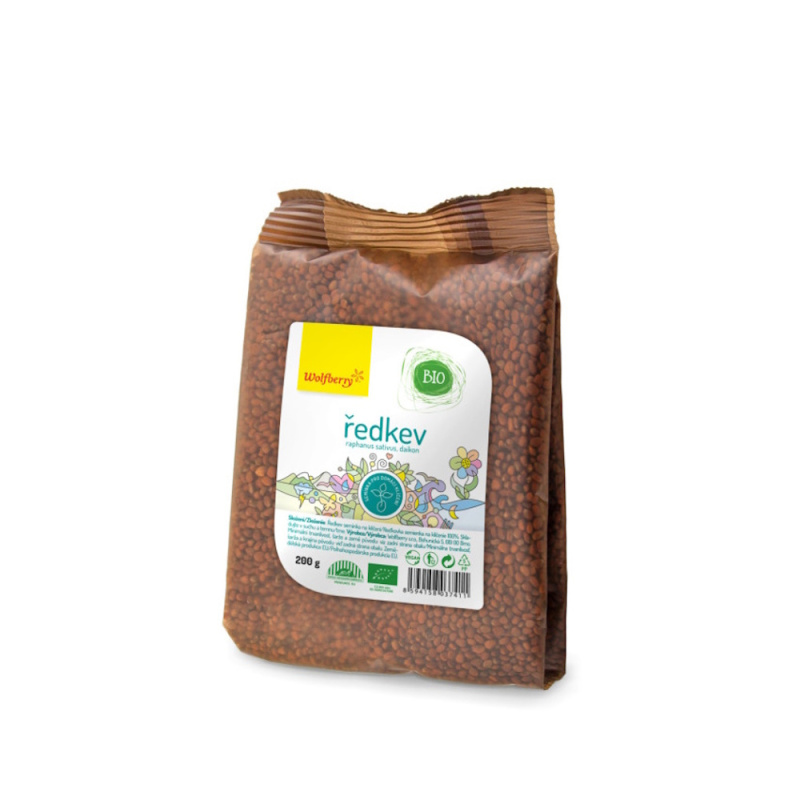 WOLFBERRY Ředkev semínka na klíčení BIO 200 g