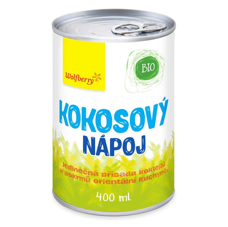 WOLFBERRY Kokosový nápoj BIO 400 ml